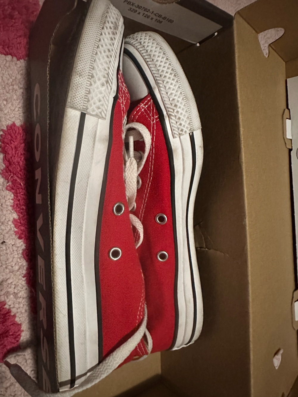 Converse red W:8 M:6 - Picture 3 of 5